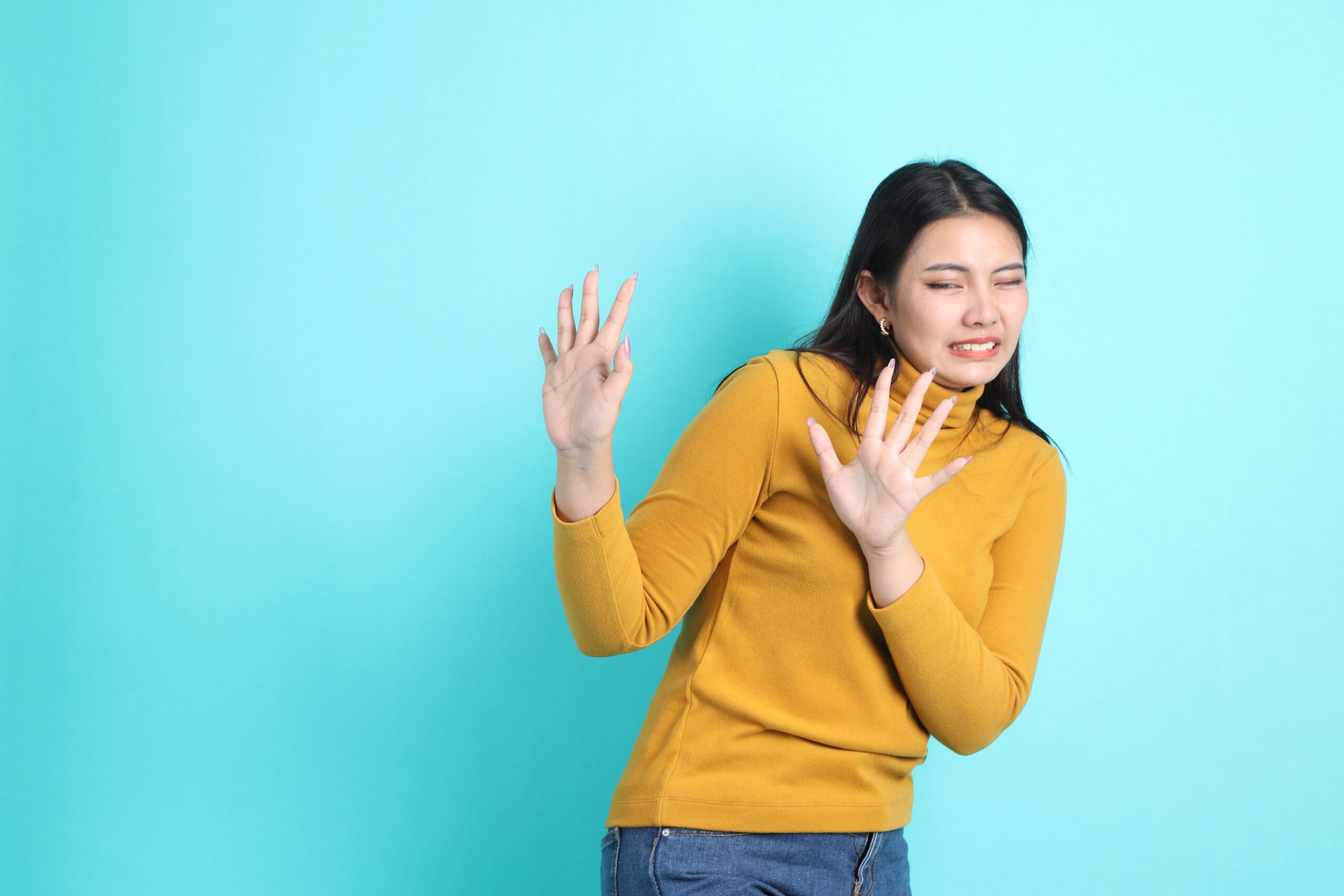 Asian woman in casual clothes